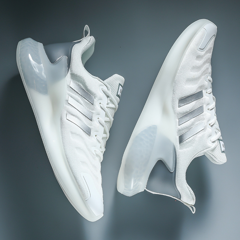 Alpha Running Shoes for Men, Soft-Soled Shock-Absorbing Real Popcorn Casual Shoes, Spring Breathable Ice Silk Mesh Sneakers