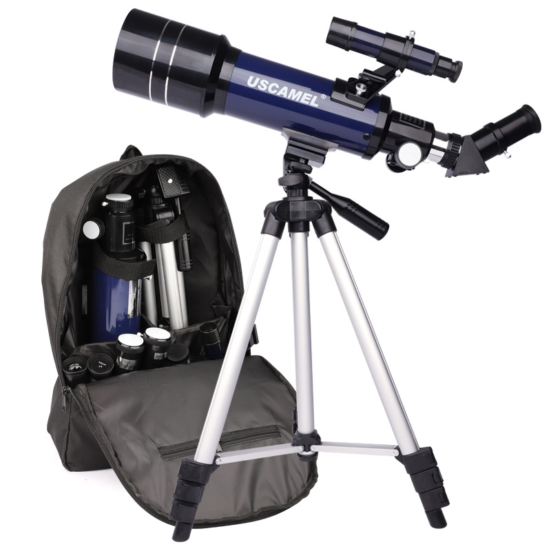 观星观景天文40070带寻星镜 单筒儿童天文望远镜户外高倍高清折射