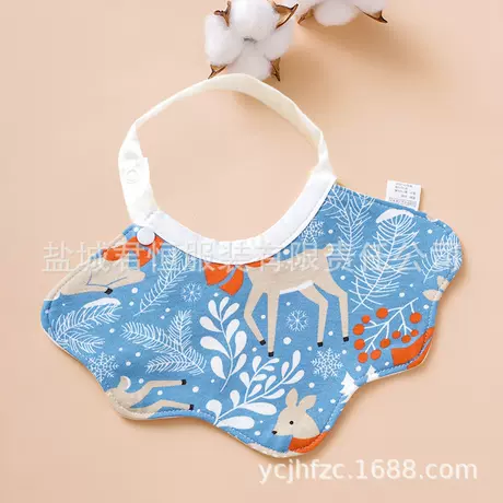 [Small paw bib] Christmas deer
