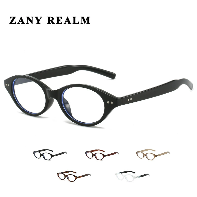 Oval Glasses Frame Retro Thin, Anti-Blue-Light Digital Decorative Frames — Multi Colors