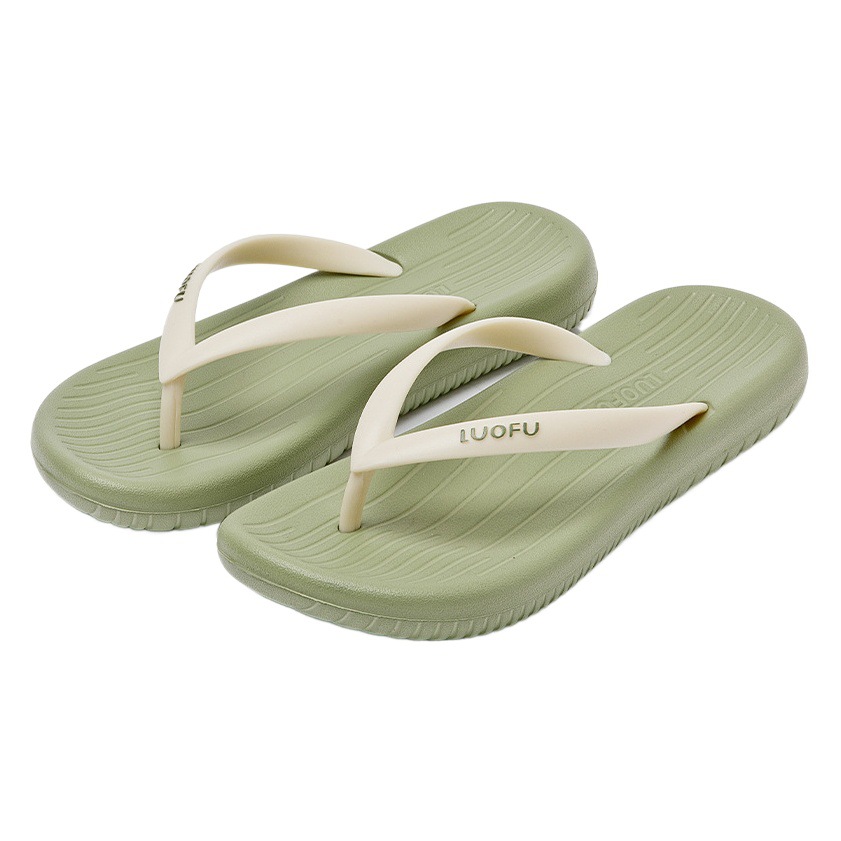 Rofu flip-flops de las mujeres de la moda al aire libre en línea rojo de alto grado de verano nuevo todo-fósforo antideslizante flip-flops de plataforma E