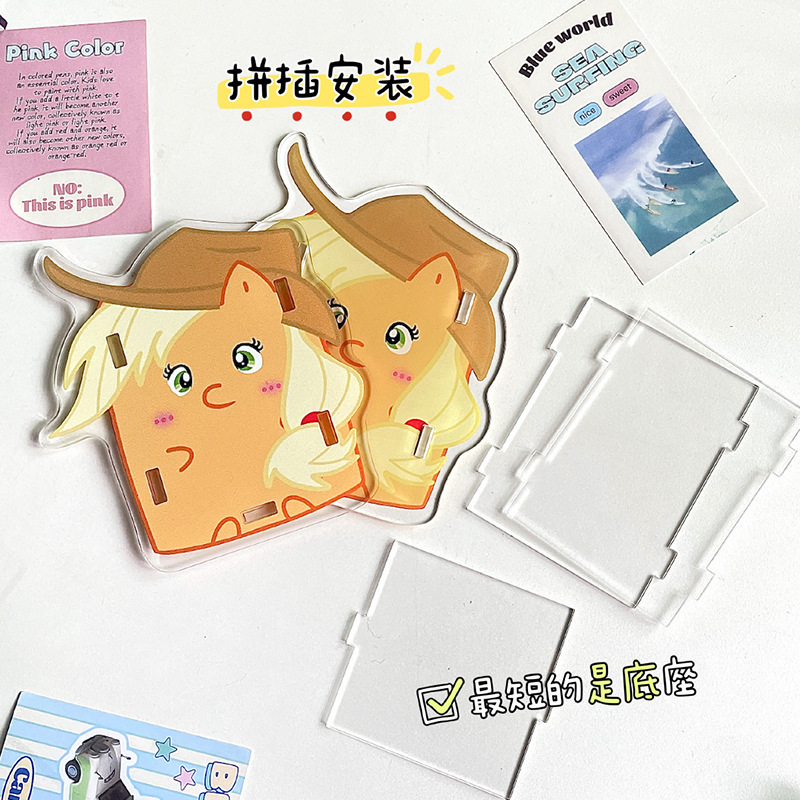 マイリトルポニー アクリルペンホルダー かわいい写真 ピーチソフト 周辺機器 学生デスクトップストレージ カスタマイズ|undefined