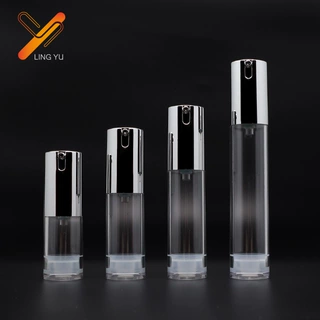 小容量AS真空瓶10ml 15ml 20ml 30ml乳液按压真空瓶旅行分装瓶
