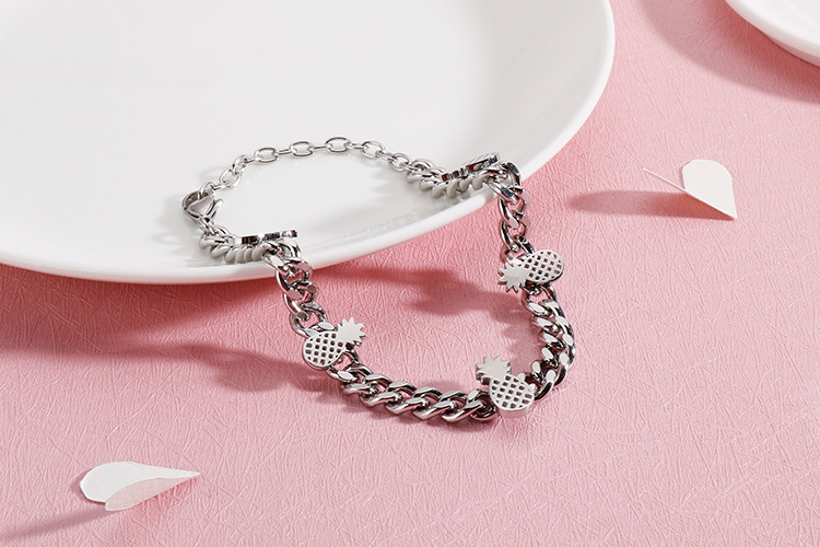 Bracelets Classification PVD Coated 18K Gold Plated Fruit Stainless Steel Fashion Waterproof Non Tarnish 304 Stainless Steel
