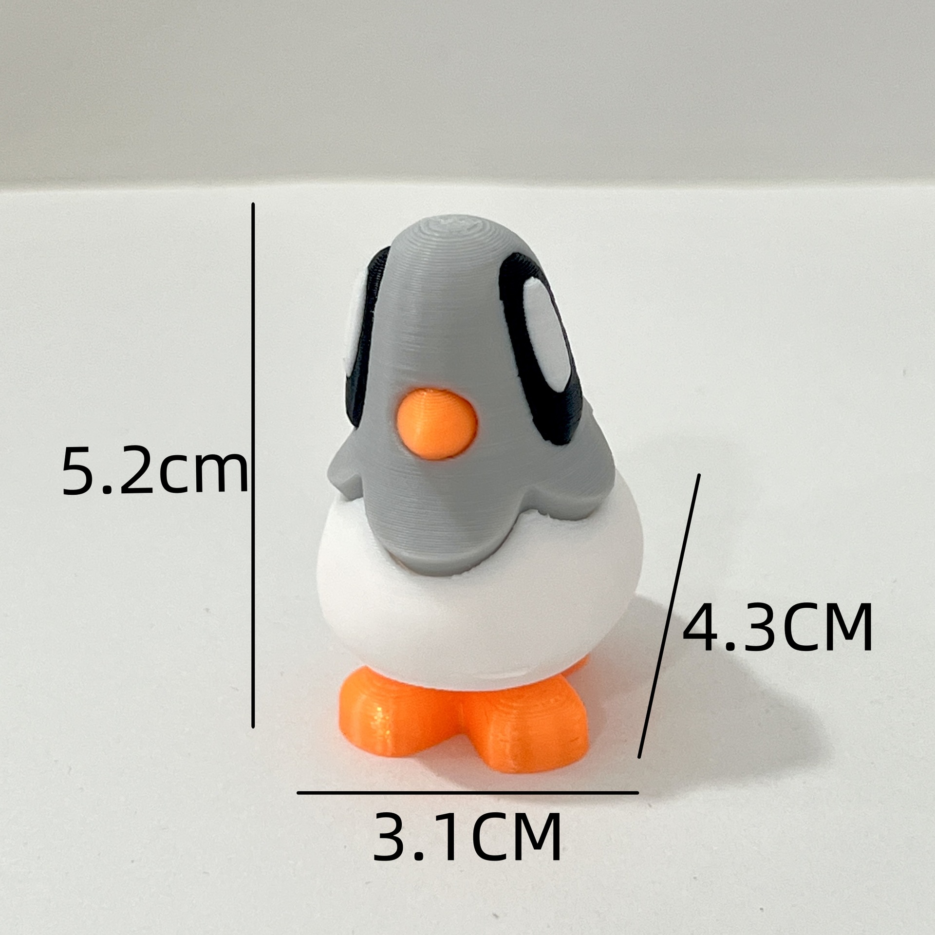 Blob Pigeon con Magnetic Foot y Secret Note Co mpartm