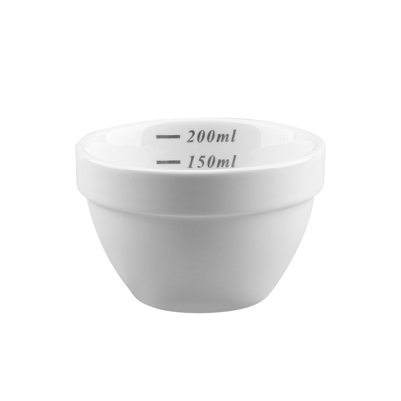 Coffee cup measuring bowl simple fashion compact U-shaped design 200ML capacity professional coffee evaluation bowl cup