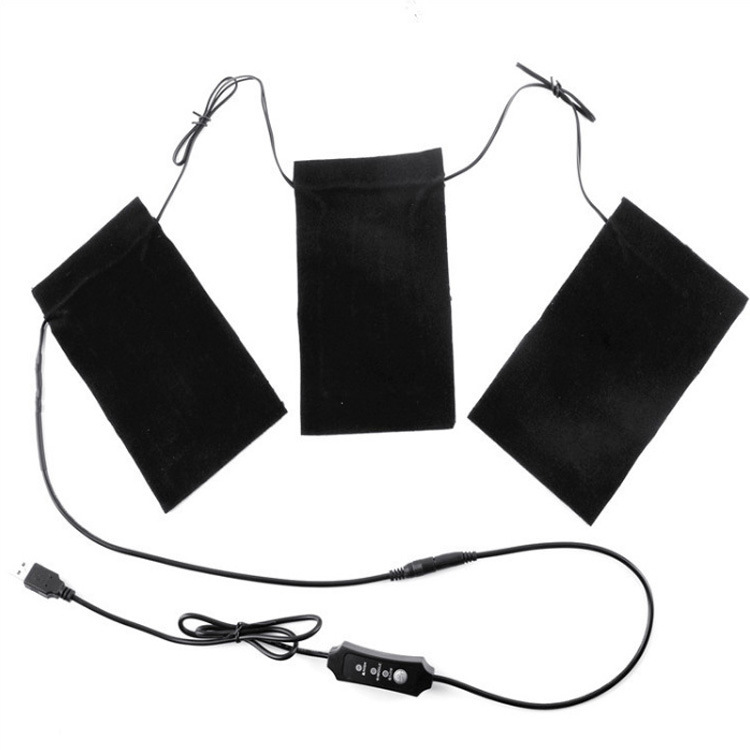 杭州厂家直供新款衣服加热片一拖二   一拖三   一拖五衣服加热片