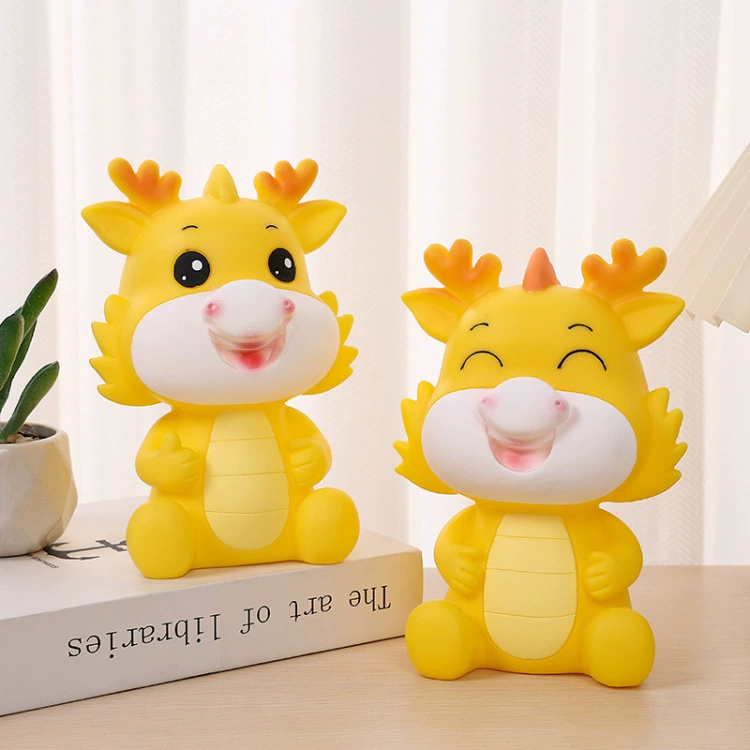 Cartoon big piggy bank, fall protection, Birthday gift