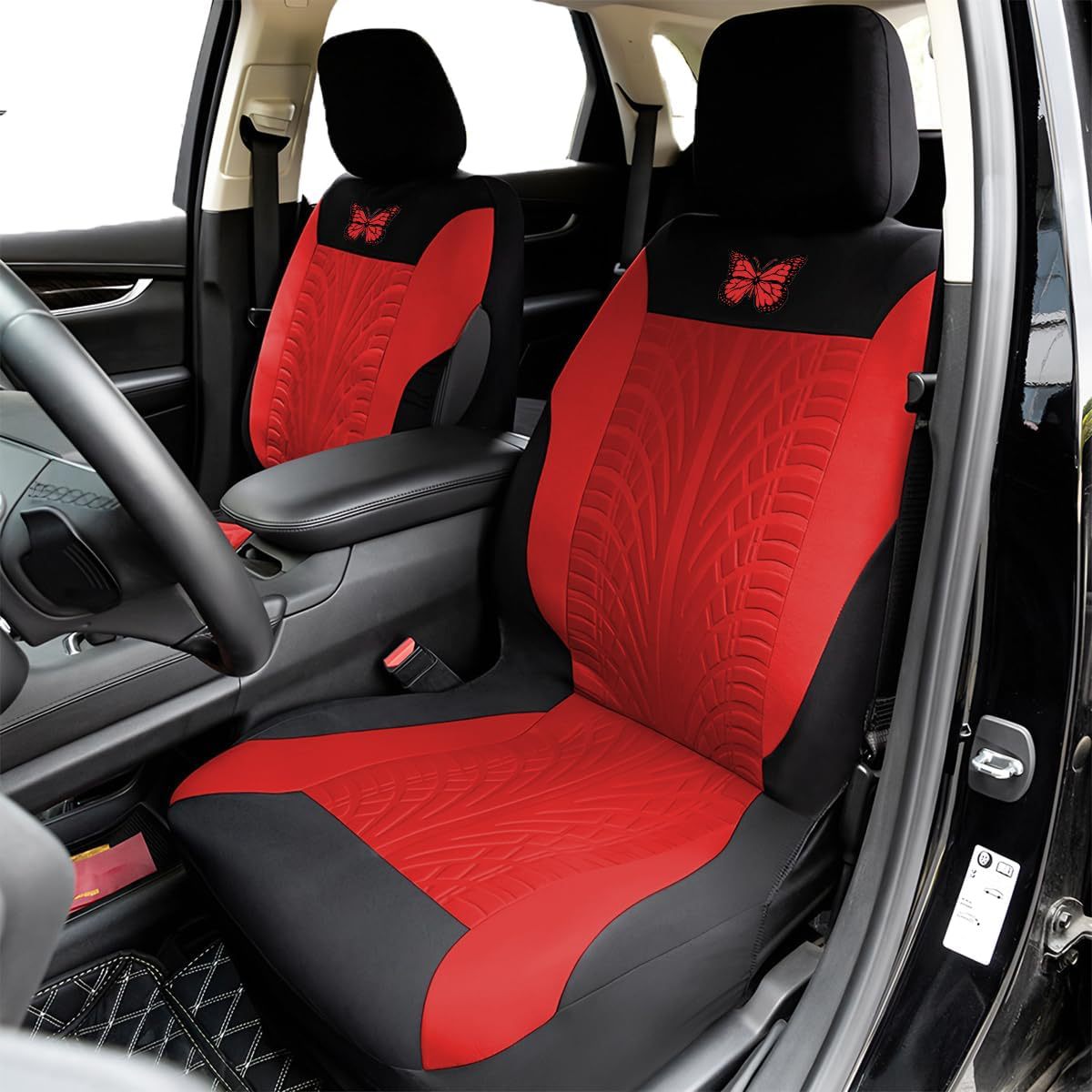 Hot-Selling Source Factory Butterfly Embossed Fabric Universal Seat Cover for Cross-Border Sales on Temu, Mercado, Amazon, and Mexico