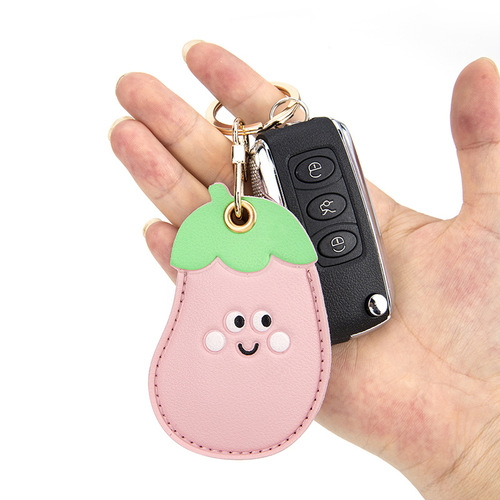 Bamenchongshe fruit koi access card set keychain creative fashion keychain personalized small gift for men and women