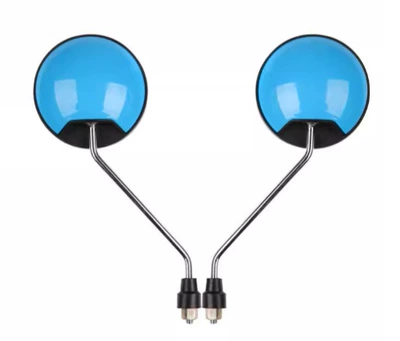 Universal Electric Vehicle, Motorcycle rearview mirror - color-can-be-customized-source-factory-blue-plating-rod