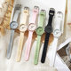 Special Watch for Examination Female Senior high school Students Pointing Type Class Watch Time Youth Campus Yan Control White Milk Tea Color