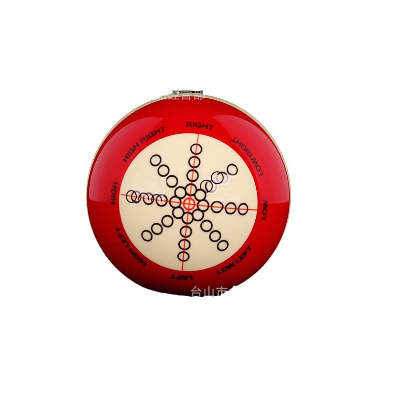 Bola de billar de entrenamiento de doble cara Billar entrenador de cristal negro ocho entrenador bola de billar entrenador de billar