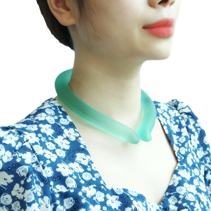 Anillo de hielo japonés collar de hielo de verano cambio de fase PCM collar de hielo de 18 grados artefacto de enfriamiento bufanda de hielo cuello anillo frío