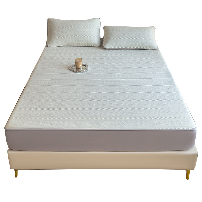 Al por mayor, una sola cubierta de cama de algodón intercalado, cubierta de colchón a prueba de polvo, cubierta de colchón a prueba de polvo, 2025 nuevo