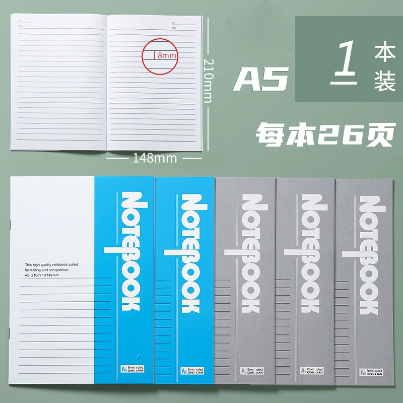 Notepad D5526 Notepad Chinese: Notepad D5526 офисный блокнот A5 заметки для бизнеса, высококачественная мягкая бумага