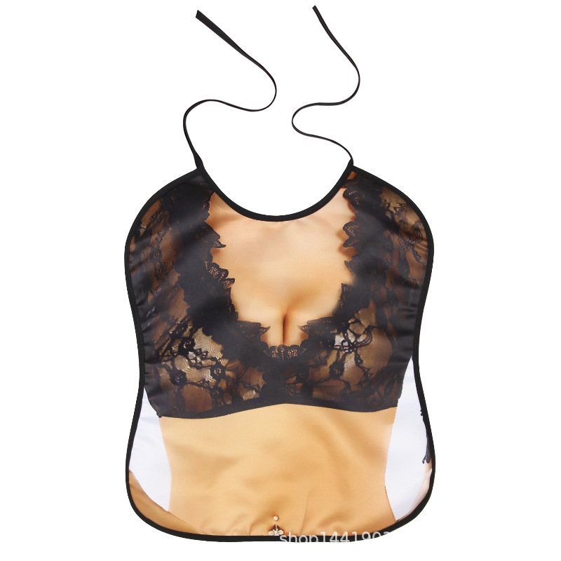 Fabricante en stock suministro adulto babero personalidad creativa divertido Reunión Anual partido spoof props olla caliente tienda invitado