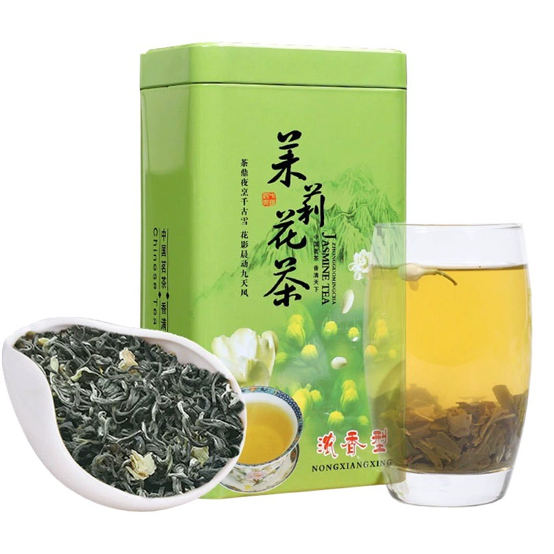 Чай 2023 жасминовый чай консервированный ароматный зеленый чай оптом ароматизированный чай 125 г чай в упаковке Бесплатная доставка подарок