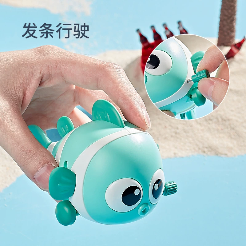 Q Meng Fish-клоун с верхней цепью, движущиеся игрушки, мультяшные маленькие рыбки, дети, свинг рыбы, развивающие детское взаимодействие родителей и детей