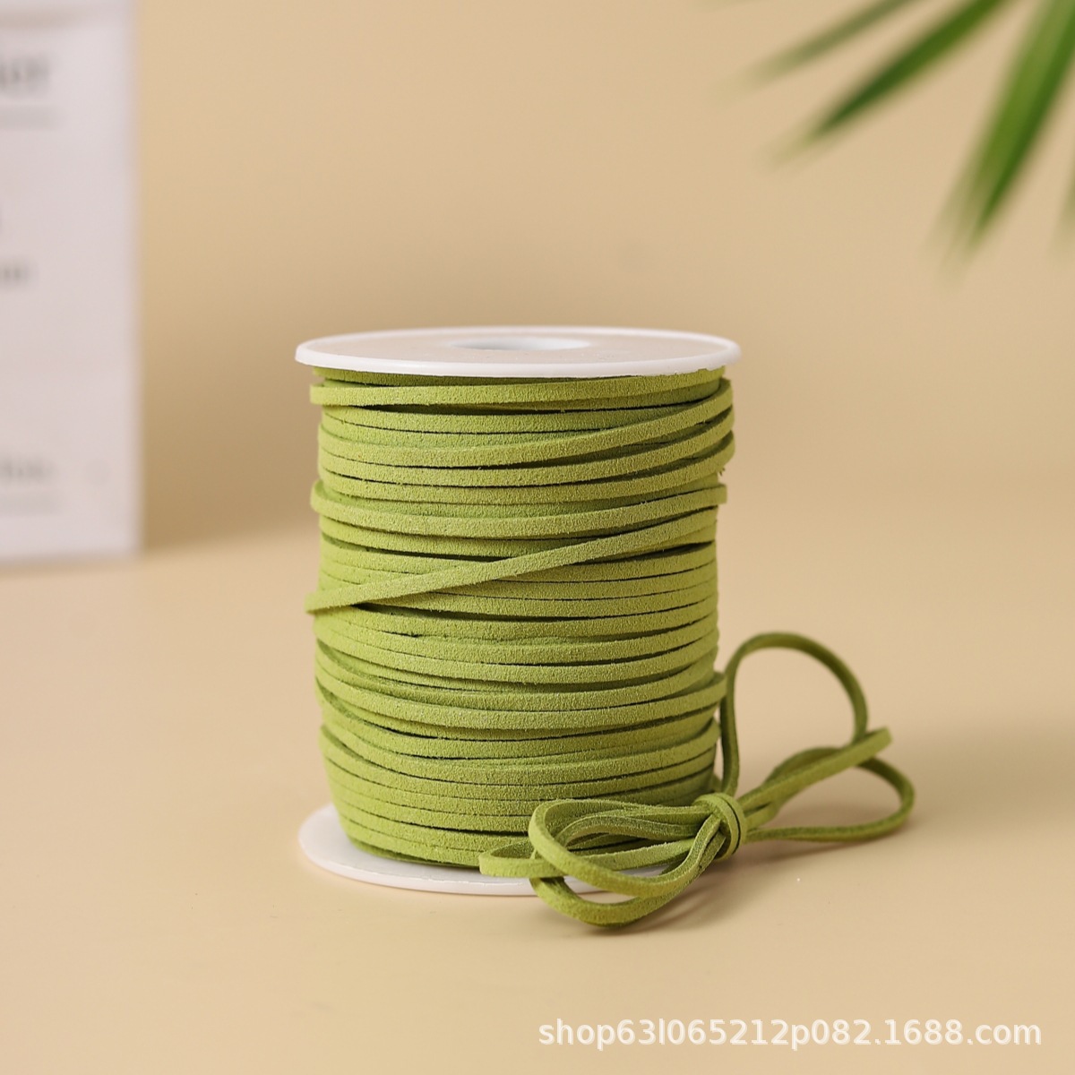 Cuerdas de piel de ciervo 50 yardas cuerdas de trenzado cuerdas de tracción cuerdas de lana cuerdas de vaca decoración hechas a mano DIY cuerdas de trenzado caja de regalo cinta de embalaje