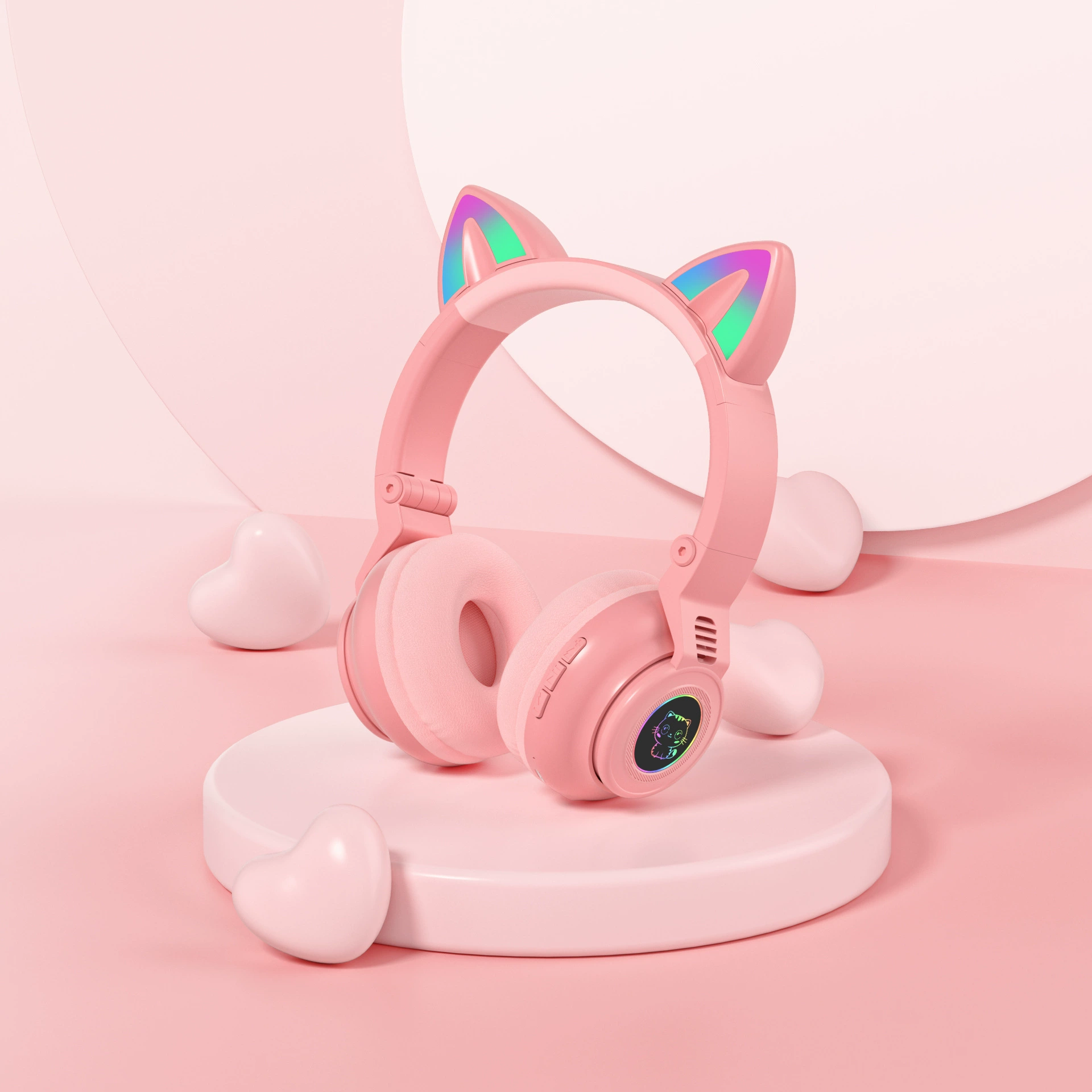 Мультяшные удлиненные наушники Bluetooth