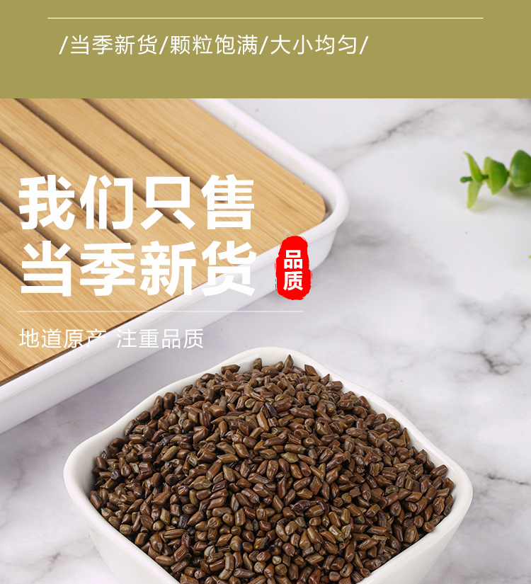 Roasted Cassia Seed Tea (Semen Cassiae) — Jue Ming Zi Herbal Tea, 290g Jar in use