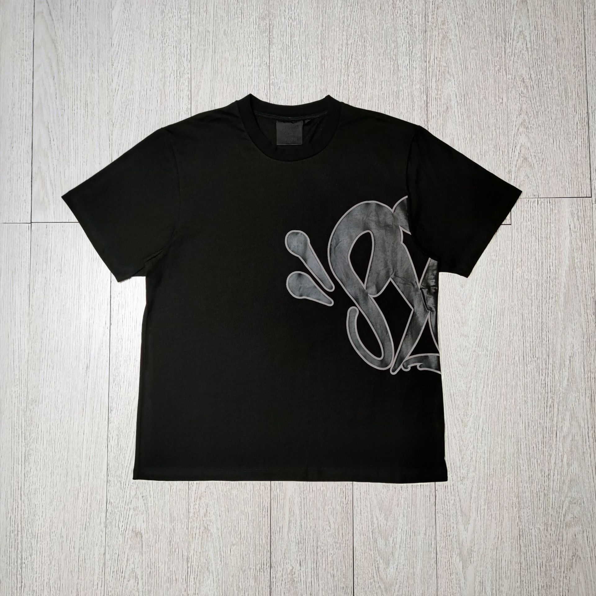 高品質SYnaWorldヒップホップフォームプリント半袖カジュアルルーズTシャツハイストリートショーツSyna Word