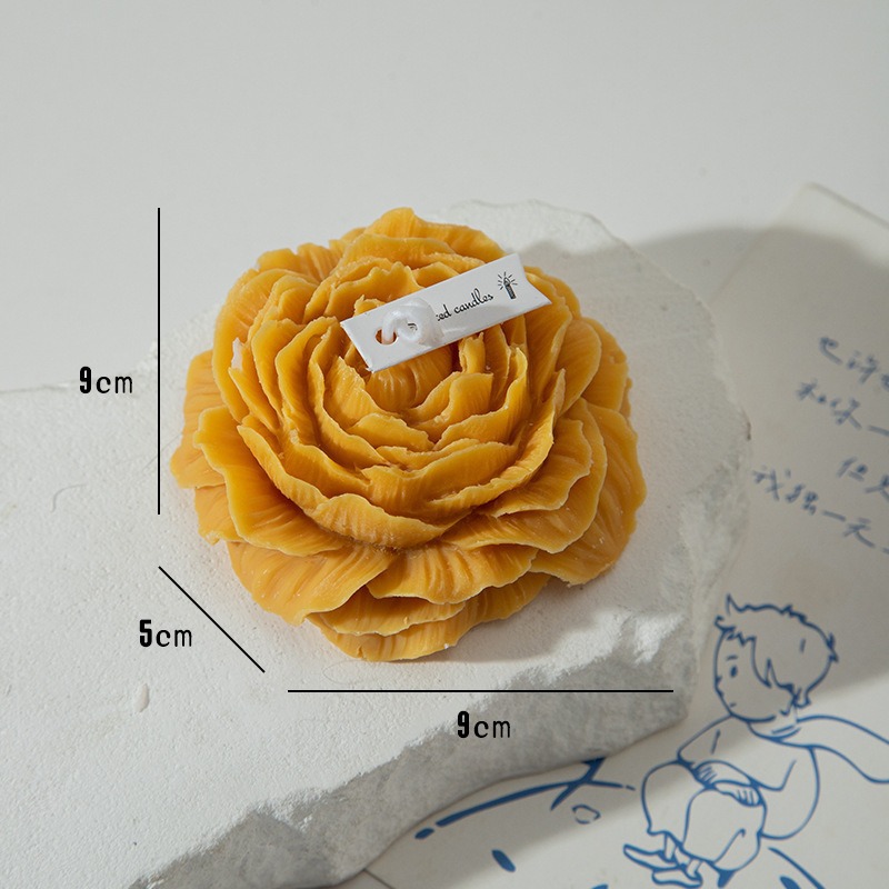 Velas con forma de peonía al por mayor transfronterizas, productos terminados, recuerdos, regalos, adornos, velas de flores para el Día de la Madre y cumpleaños