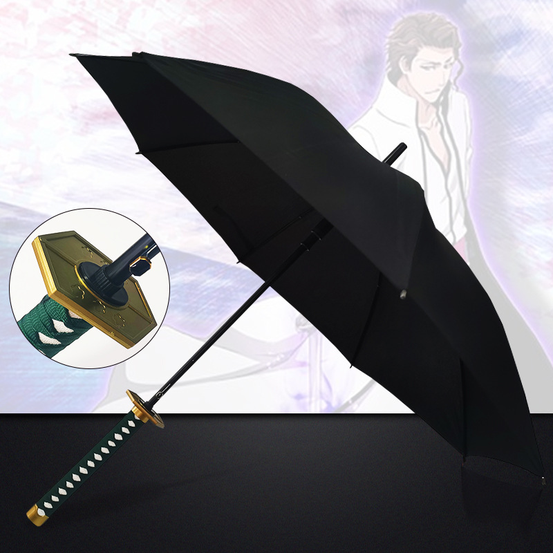 アニメ傘長柄傘刀傘アニメ鬼滅の刃晴傘武士個性創意傘日除け傘cos|undefined