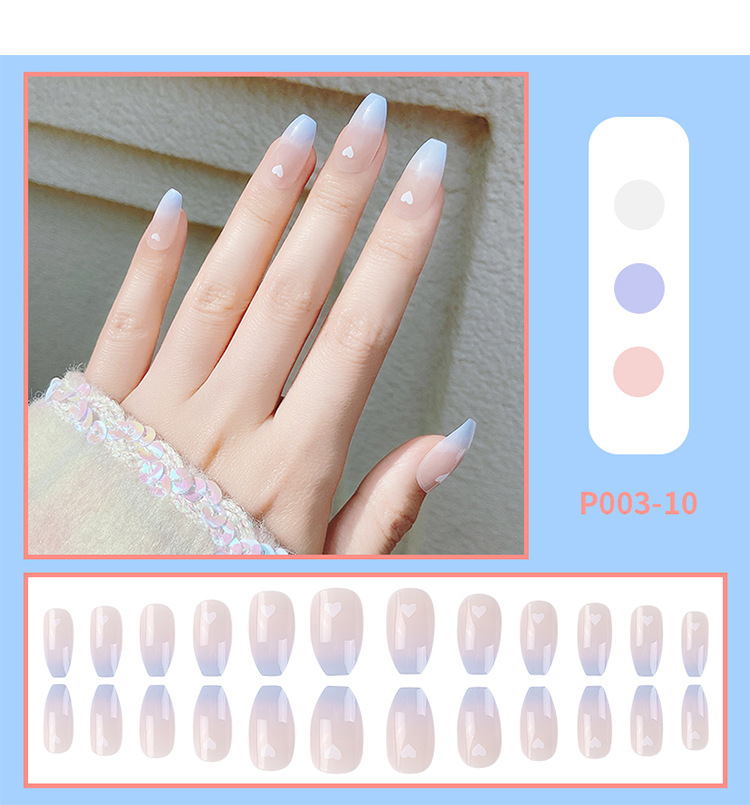 21g Weight Resin Material Tie Dye, Solid Color Pattern Fashion Style White Color Chessboard Lattice Disassembly Removable Nail Stickers Fake Nails 8