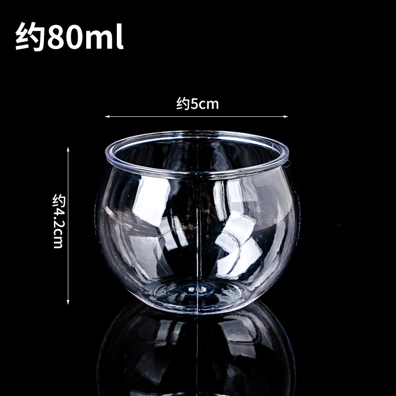 プリンカップゼリームースカップパーティーデザートテーブル使い捨てプラスチック透明カップスクエアミニクリエイティブボックス|undefined