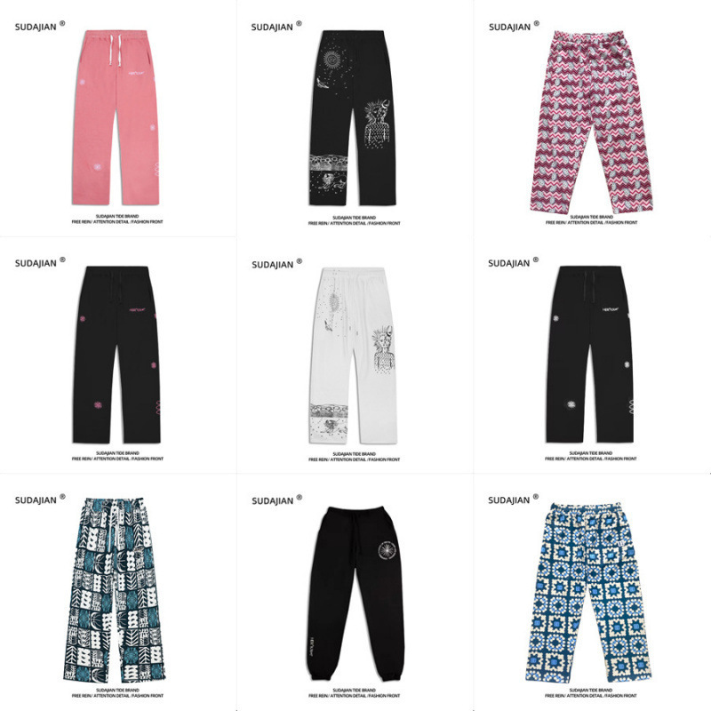 Irving Style American Basketball Training Pants Men's Autumn Loose Straight Casual Sweatpants Drawstring Cropped Sports Pants Irving Style American Basketball Training Pants Men's Autumn Loose Straight Casual Sweatpants Drawstring Cropped Sports Pants