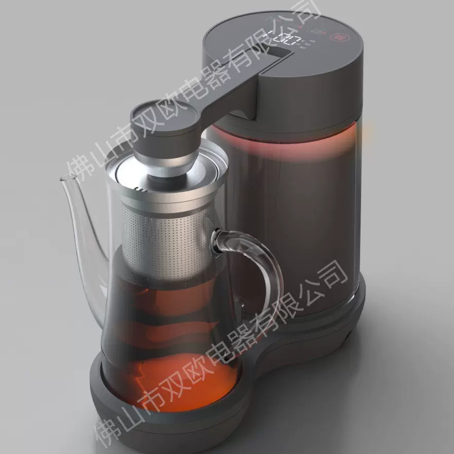 ouon新款即热式蒸茶机茶吧机泡茶机养生茶饮自动小型台式蒸汽萃取