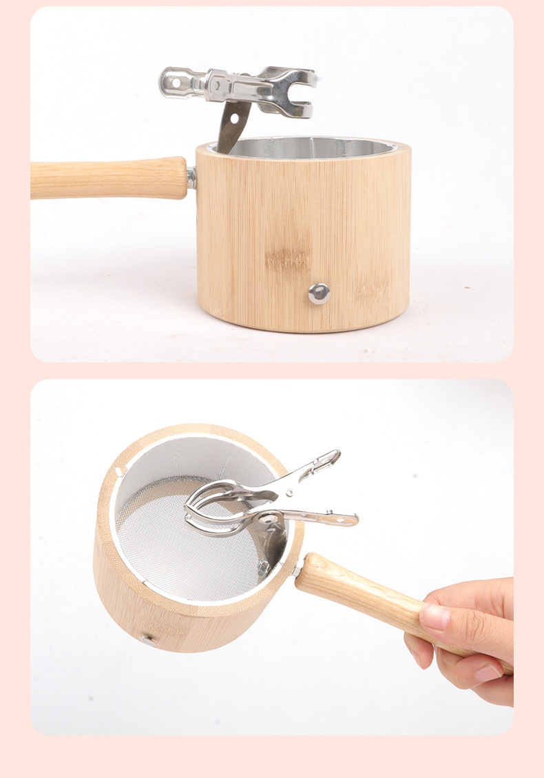 Handheld Moxibustion Holder Stainless Steel Moxa Stick Clamp for Home Warming Therapy preparation