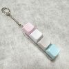 Four-button transparent case - sakura pink