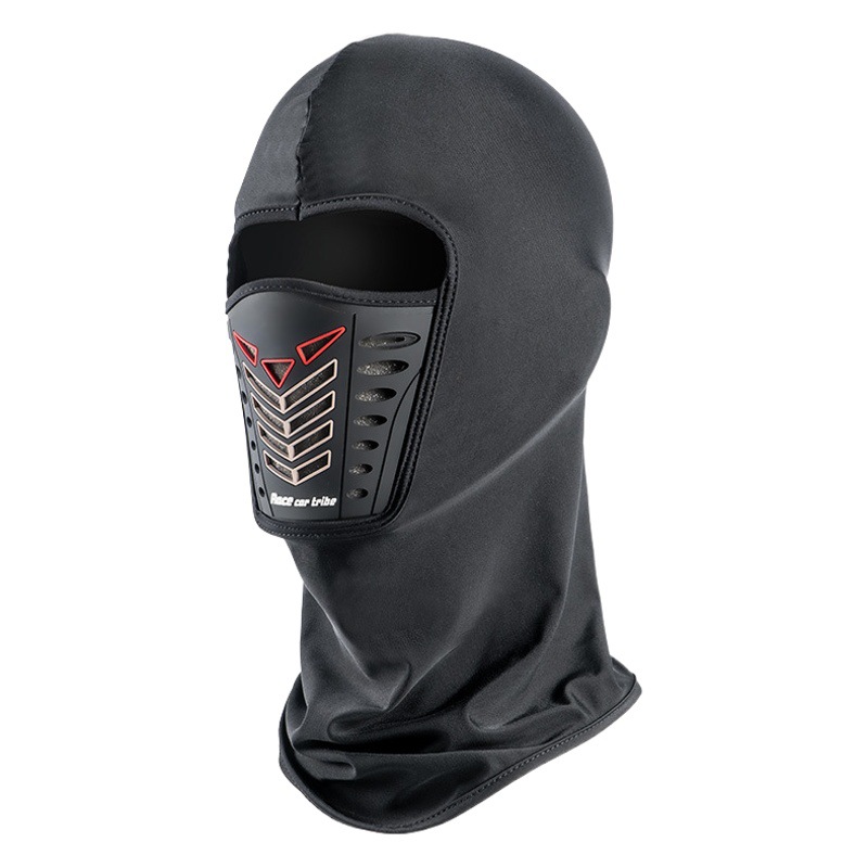 Sombrerería caliente forro de casco de motocicleta equitación otoño e invierno a prueba de viento Máscara de seda de hielo de verano Cara Kini hombres y mujeres