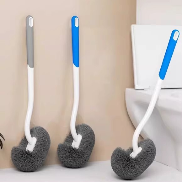 Toilet Brush for Home Use, No Dead Corners, 2025 New Model, Wall-Mounted, Extended Length for Bathroom