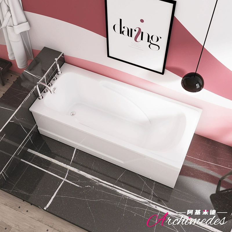 Завод питания один белый Ванна проект юбка цилиндр из пяти частей массаж дополнительной ванной