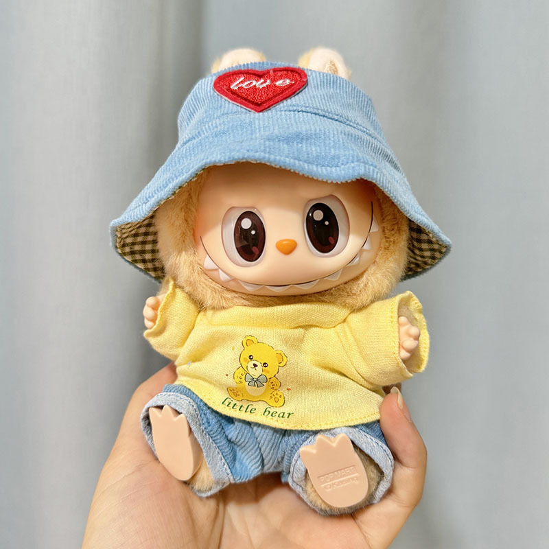 服のみ】第二世代ブラインドボックス ラブブ服 エポキシ樹脂製顔飾り ラブブ シットシットパーティーシリーズ ベビー服 可愛い|undefined