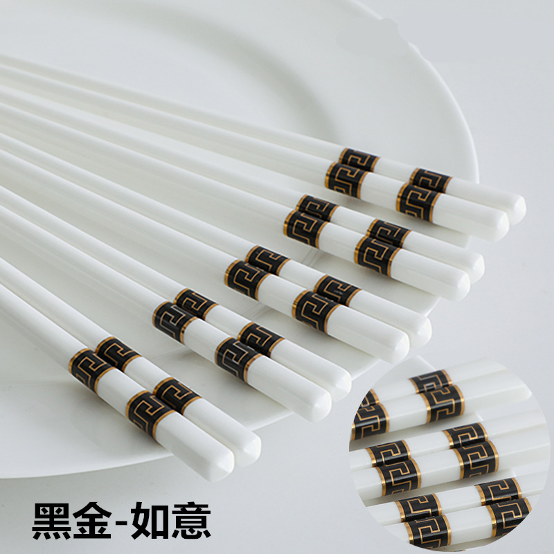 新しいアイデアの陶磁器の箸は滑り止めでカビが生えにくいです。|undefined
