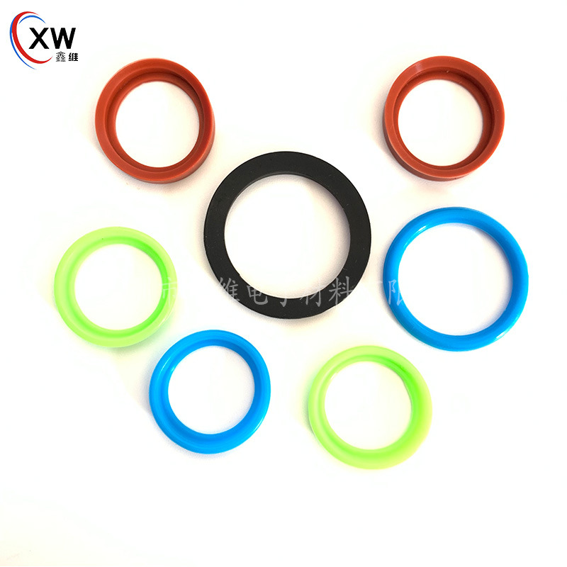 H11 H8 H13防水汽车大灯密封圈 LED灯具O型耐磨硅胶圈 红色胶圈