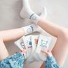 Tide, trend Japanese cute demi-season cartoon knee socks, mid-length, wholesale