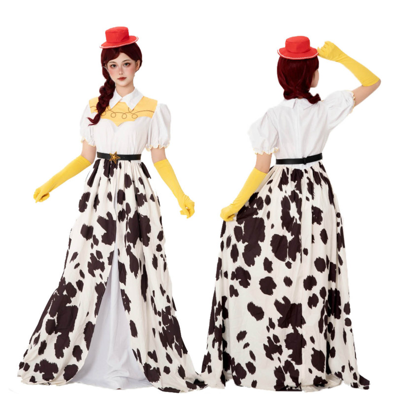 New Halloween costume: Jessie from Toy Story 5, a dress for adults, perfect for parties and performances New Halloween costume: Jessie from Toy Story 5, a dress for adults, perfect for parties and performances