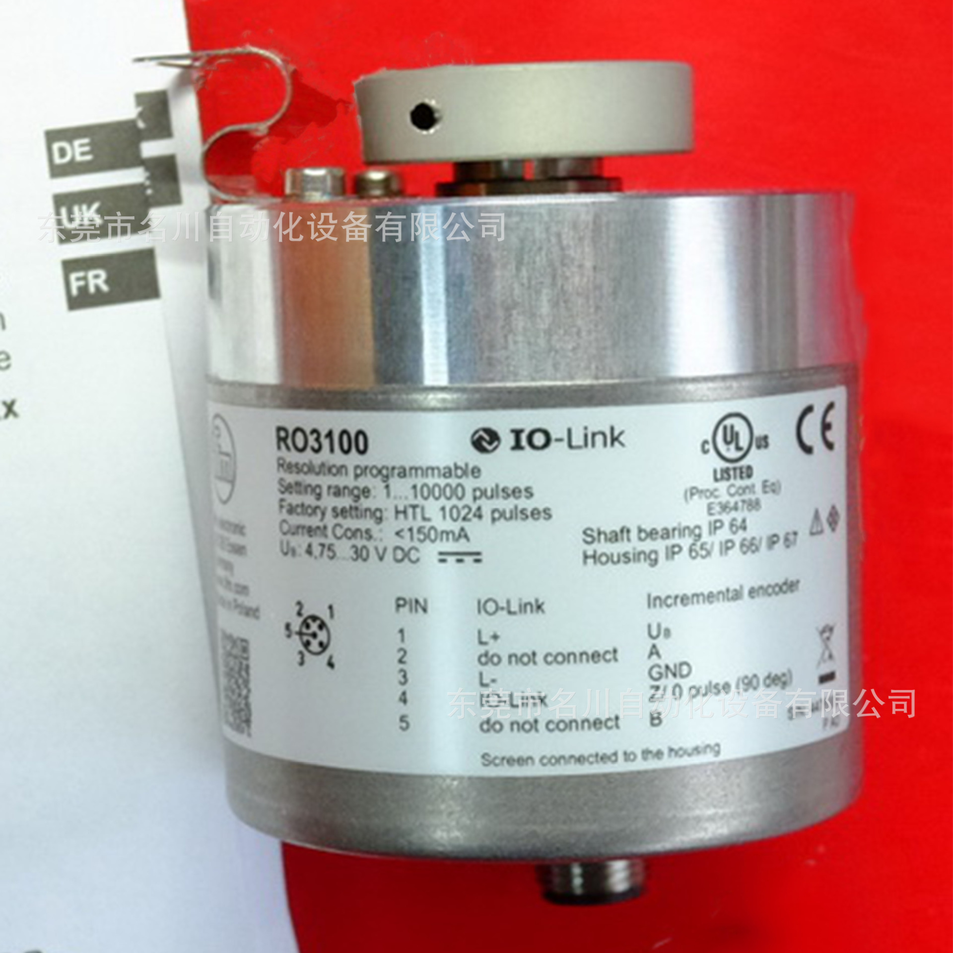 IFM易福门 RO3100 带空心轴的增量式编码器 全新仪价出售