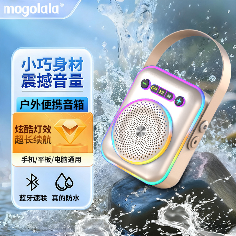 Bluetooth Speaker Home Living Room Surround Karaoke Microphone Audio High Quality Microphone Wireless Subwoofer High Power