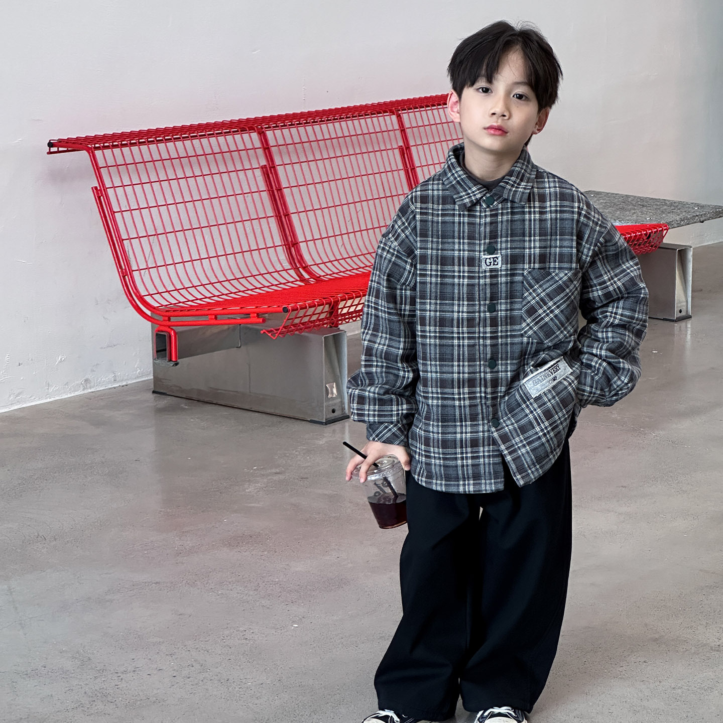 McCarthy ropa infantil para niños camisas de algodón gruesas en invierno 2025 nuevo estilo de moda para niños mayores chaqueta caliente para niños