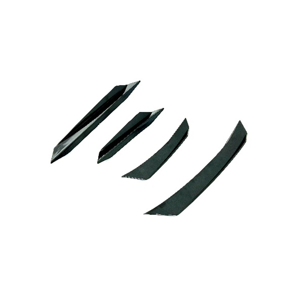 Suitable for 22-25 BMW X3 G01 late LCI modified VTEN front lip, front air spoiler, glossy black three-section front splitter