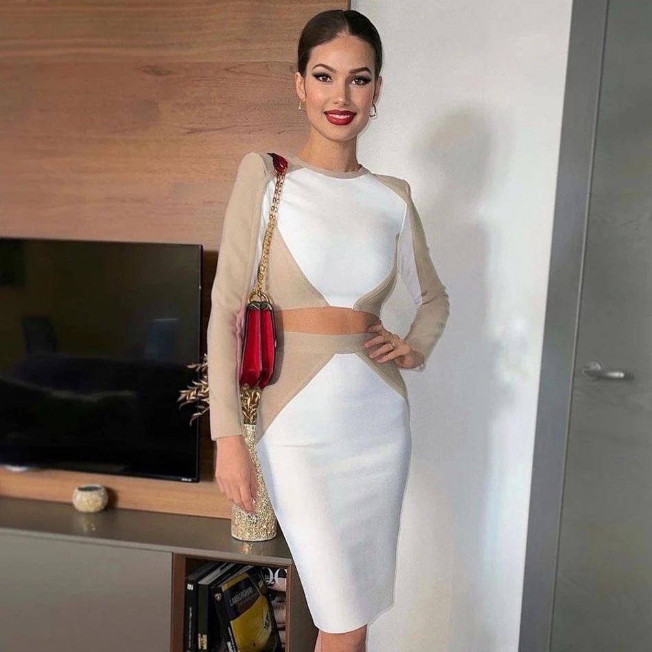 Summer fashionable elegant knitted long-sleeve