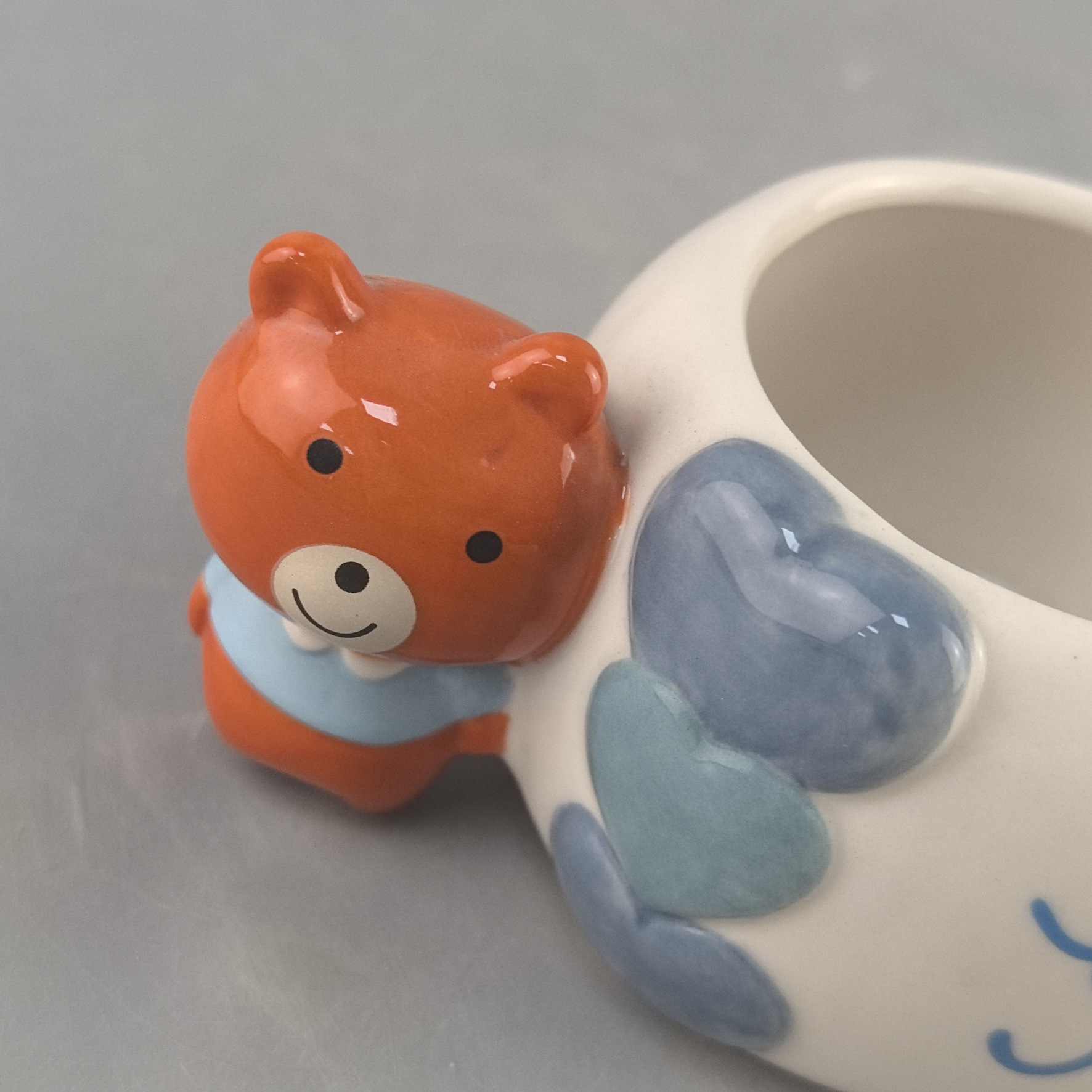 Regalo de graduación de alto valor facial lindo conejo mango mini marca taza de personalidad creativa casera taza de pareja