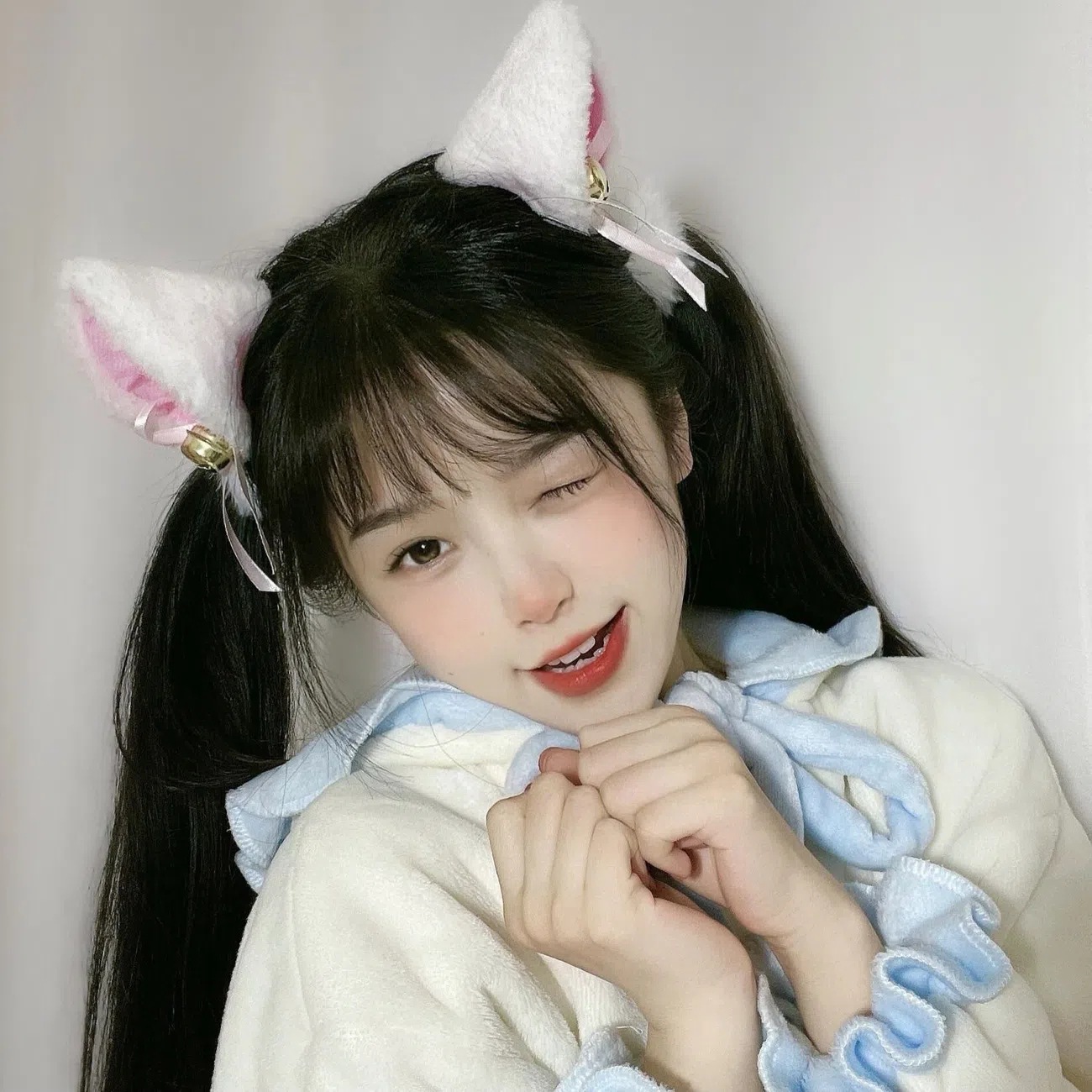 猫咪耳朵铃铛发夹狐狸cos兽耳鸭嘴夹尾巴lolita手作狼女仆发饰-阿里巴巴
